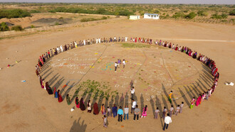 Village Mapping at Kunariya (Kachchh), India - combining direct and representative democracy @ Kunariya Panchayat