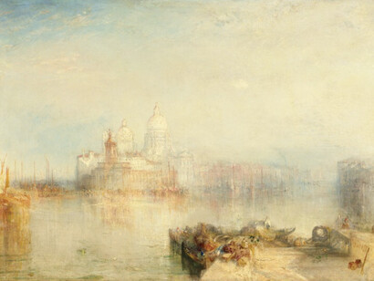J. M. W. Turner, Dogana e Santa Maria della Salute, Venezia, olio su tela, 1843, National Gallery of Art, Washington, D.C., Stati Uniti