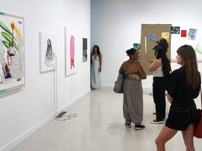Hard Drive, 2023, opening reception. Courtesy of Good Mother Gallery, LA