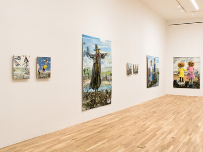 Installation view, Amer Kobaslija, In Passing, George Adams Gallery, New York, 2021