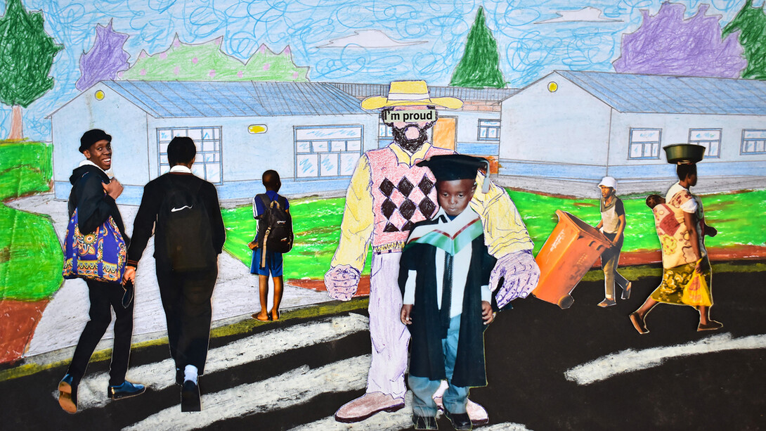 Vuyo Mabheka, Xa ndimdala, 2024, de la série Popihuise © Vuyo Mabheka. Avec l’aimable autorisation de Afronova Gallery