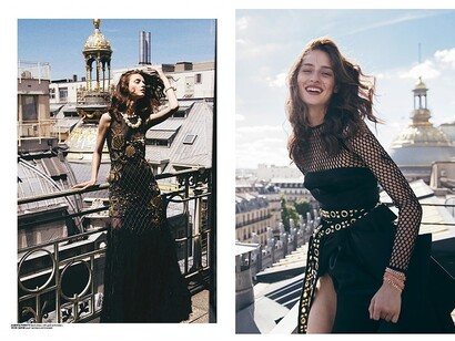From the shoot "Lost in Romance" in which Steven curated the styling