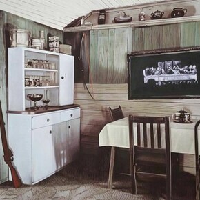 Greg Rook, Where the wind blows, 2008, Oil on linen, 160 x 244cm