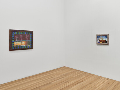 Hollis Sigler, Mysterious delights of my heart, exhibition view. Courtesy of Andrew Kreps Gallery