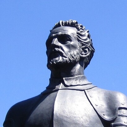 Busto de Francisco de Orellana (1511-1546), conquistador nacido en Trujillo