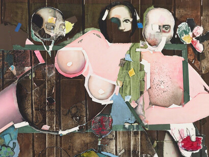 Magnus Plessen, Untitled (26) , 2016. Courtesy of White Cube