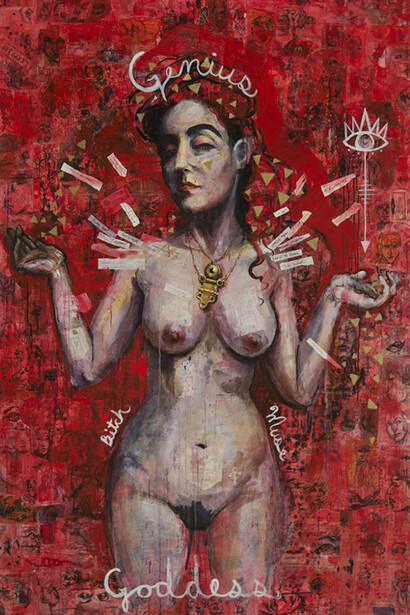 She Inspires. Courtesy of The Untitled Space gallery