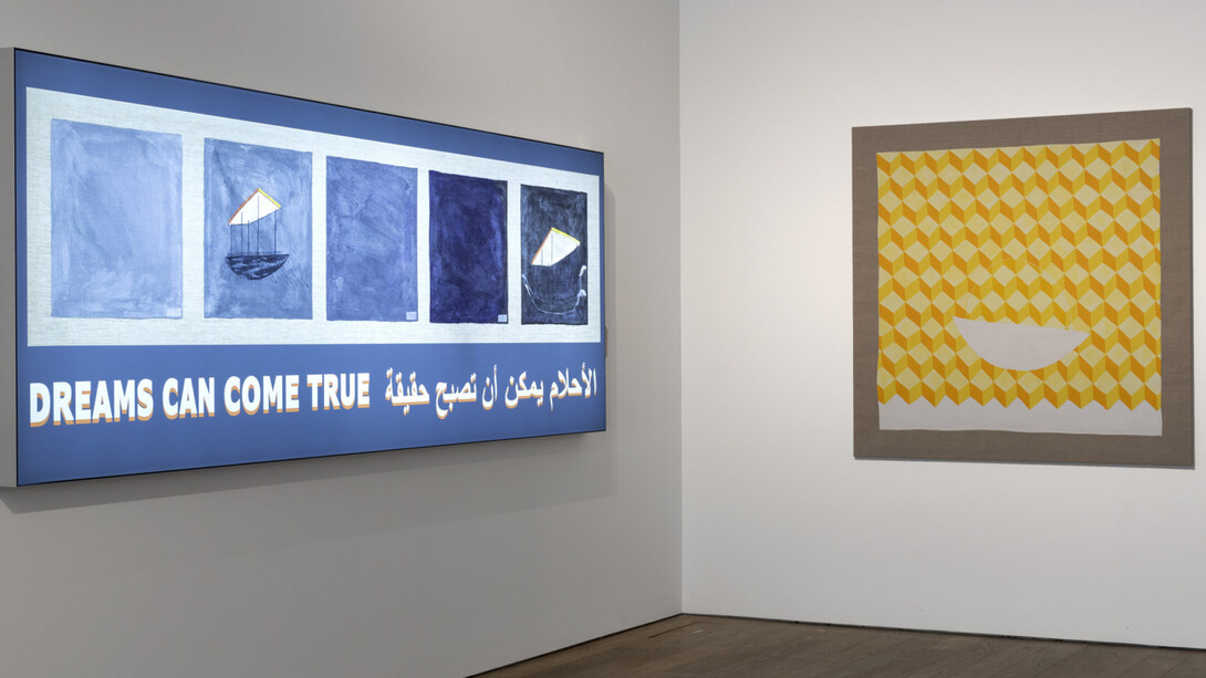 Lubaina Himid und Magda Stawarska, ausstellungsansicht. Mit freundlicher genehmigung des Mudam