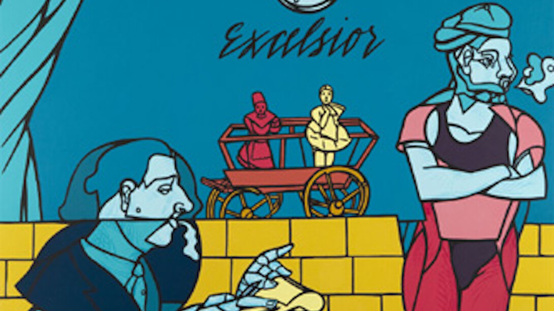 Valerio Adami, Exhibition view. Courtesy of Galerie Daniel Templon