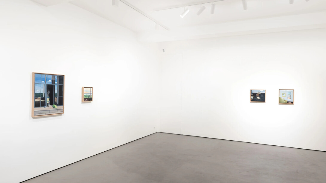 Ian Mwesiga, Au service des rêves (In the service of dreams), exhibition view. Courtesy of Mariane Ibrahim Gallery