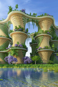 A vertical village, a new project in New Delhi, India