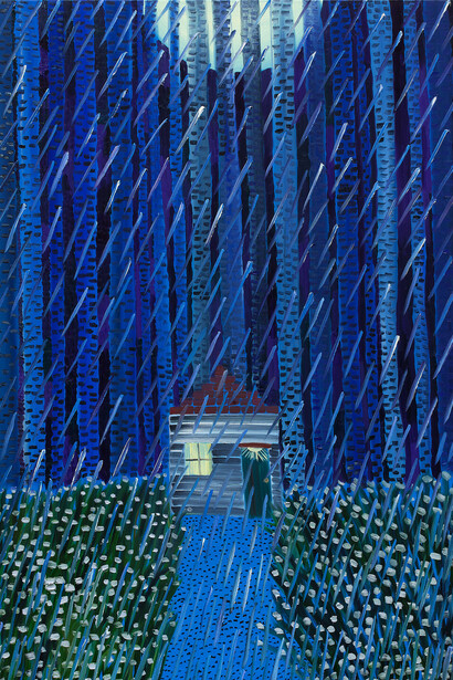 Matthew Wong, Vincent van Gogh. Painting as a last resort, artwork in exhibition. Courtesy of Albertina Museum