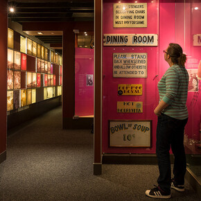 Rail in Queensland, ehxibition view. Courtesy of Queensland Museum
