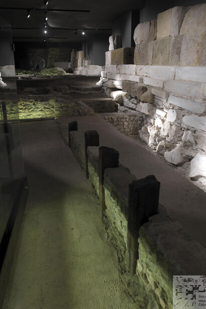 Celeia: a town beneath today's town. Courtesy of Pokrajinski muzej Celje