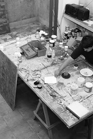 Taller del artista, Espacio Piedad Peiro, Moravia, Costa Rica, 2007