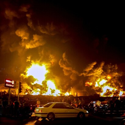 Bombardamento israeliano sulle strutture dell'IRGC a Teheran, Iran