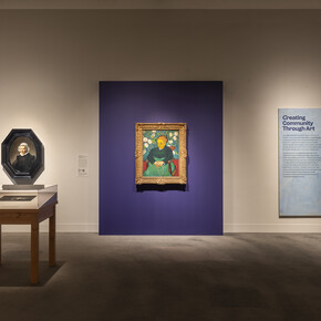 Van Gogh, The Roulin family portraits, exhibition view. Courtesy of Museum of Fine Arts Boston