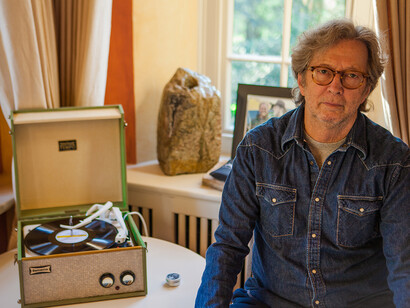Eric Clapton nel suo studio