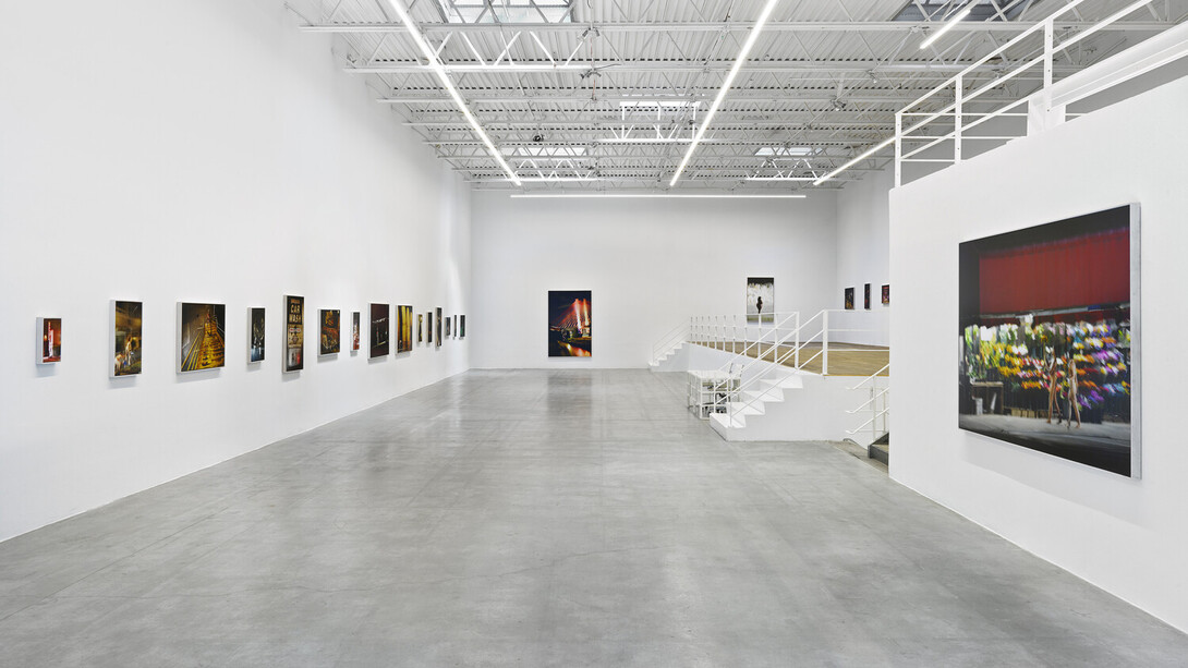 Ryan McGinley, Night shift, exhibition view. Courtesy of Jeffrey Deitch