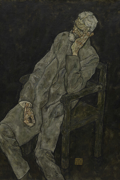 Egon Schiele, Portrait of Johann Harms, 1916