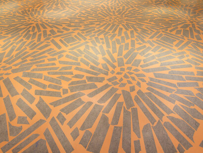 Folly (stone carpet), exhibition view. Courtesy of Dunedin Public Art Gallery