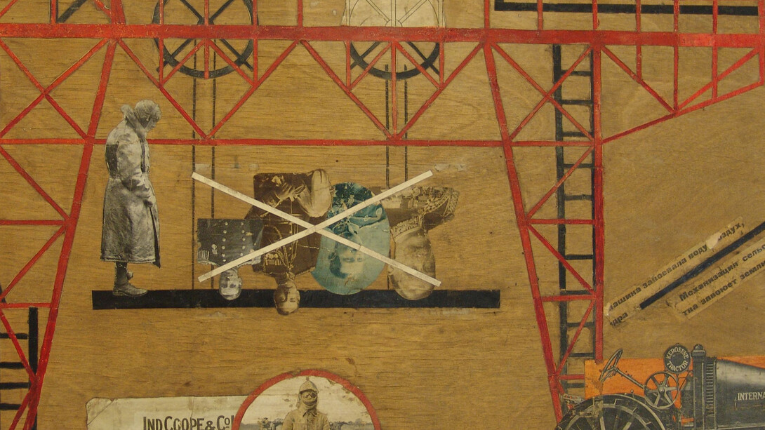 Liubov Popova, Part of the design for the stage set for Earth in Turmoil, photomo, 1923, © State Museum of Contemporary Art-Costakis collection / Thessaloniki