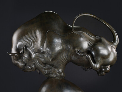 Dashi Namdakov, Master, Bronze, 150 x 185 x 65 cm, © Halcyon Gallery, Image © Roland Dafis