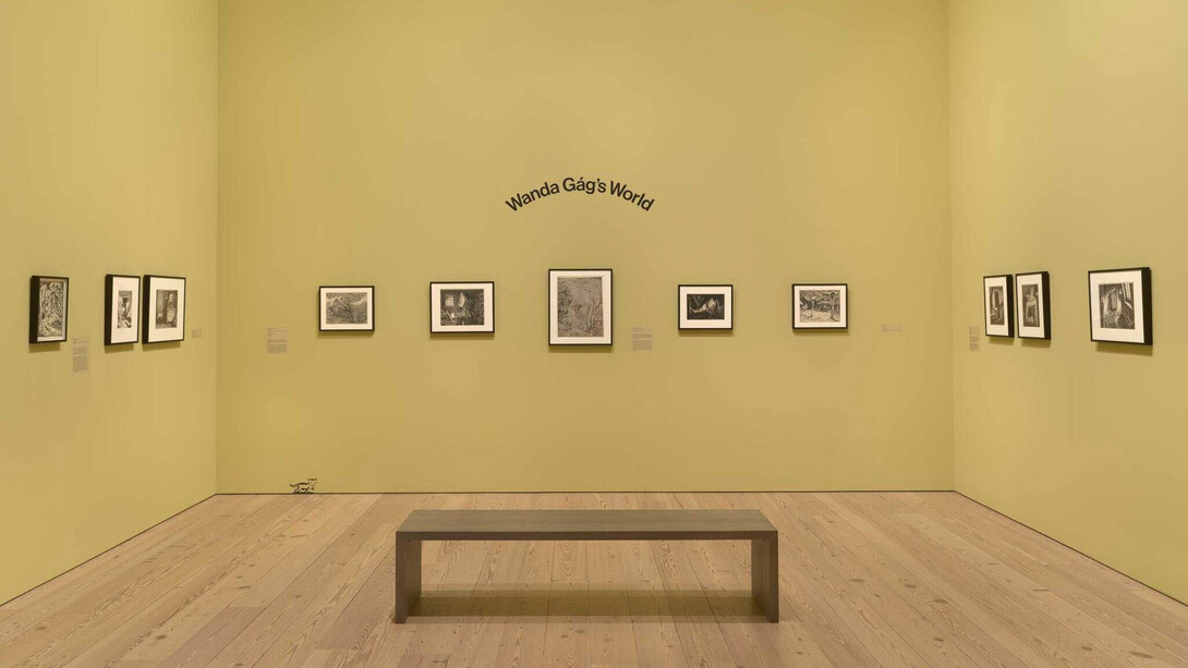 Wanda Gág, Wanda Gág’s world’s, exhibition view. Courtesy of Whitney Museum