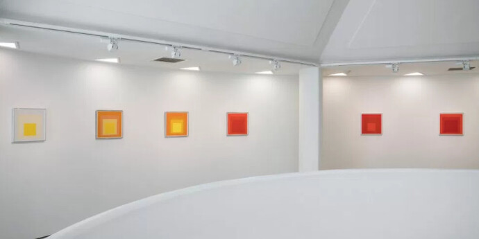 Josef Albers in Mexico, Exhibition view. Courtesy of Guggenheim Museum
 