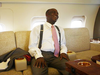 David Oyedepo on his private jet