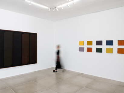 João Trevisan, Turvo reflexo, vista da exposição. Cortesia da Galeria Simões de Assis