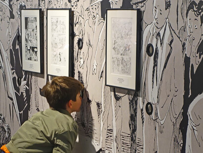 The nature of Wauter Mannaert, exhibition view. Courtesy of Comic Art Museum 