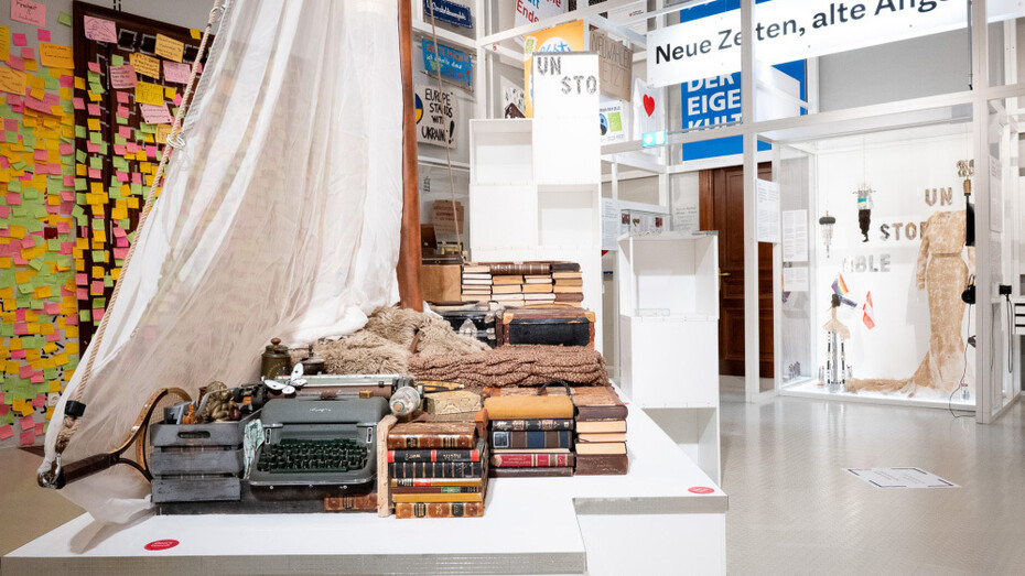 Unstoppable! Eurovision song contest highlights im museum, ausstellungsansicht. Mit freundlicher genehmigung des Geschichte Österreich