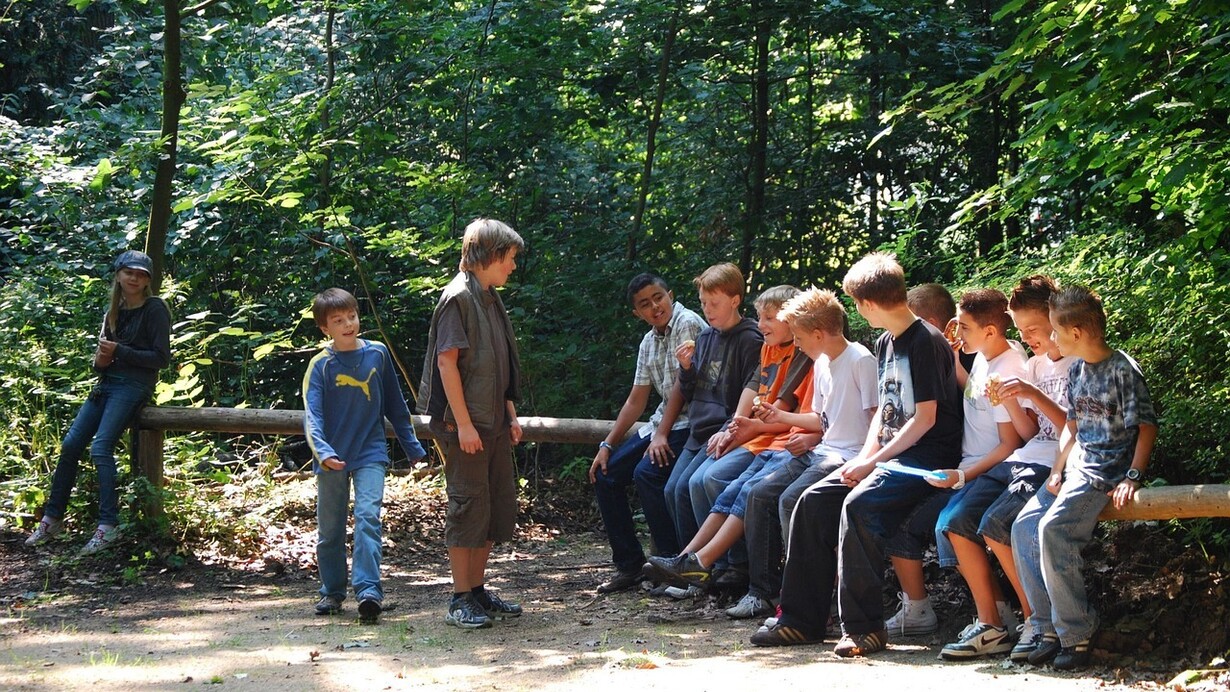 Juventud en el bosque, planificando los próximos minutos