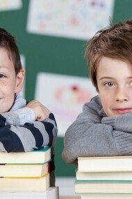 Niños en el colegio