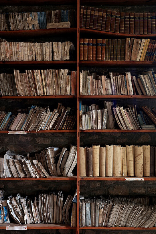 Simon Brown, Books Saved from Fire, France, 2012