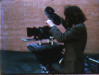 Morgan Fisher, Production Footage, 1971, 16mm film, colour and b&w, silent, 10 minutes © the artist, Courtesy Maureen Paley, London
