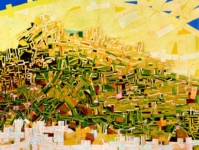 Rick Lowe, Lycabettus hill, 2024. Avec l'aimable autorisation de Gagosian