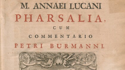 Edizione della "Pharsalia" del 1740