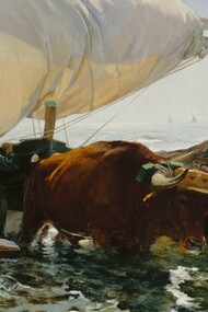 The Return from Fishing: Hauling the Boat by Joaquín Sorolla, a luminous tribute to Valencian laborers, echoes the same dignity and hardship portrayed in La Barraca’s immigrant farmers of the Huerta