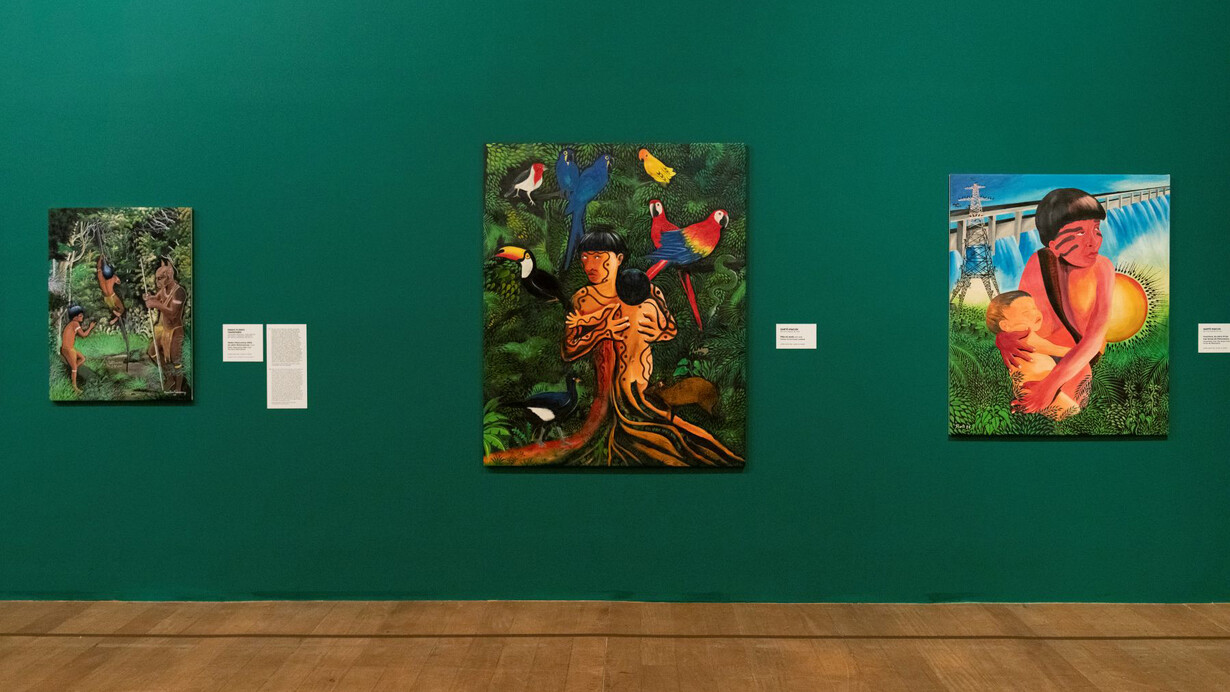 Varios artistas, Macunaíma es Duwi, vista de exhibición. Cortesía de Pinacoteca