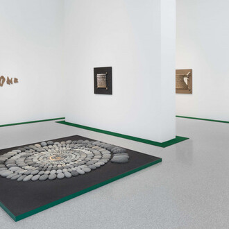 Mary Bauermeister, St.one-d, exhibition view. Courtesy of Michael Rosenfeld Gallery 