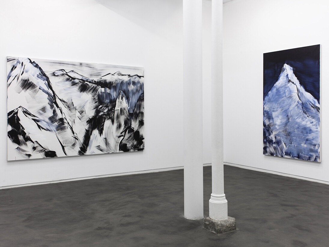 Herbert Brandl, Exhibition view. Courtesy of Heinrich Ehrhardt