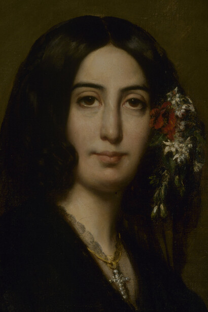Charpentier Auguste (1813-1880), Détail du portrait de George San, © Musée de la Vie Romantique, Paris, France