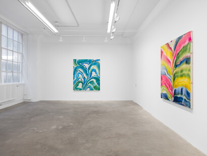 Sarah Blaustein, Central Feeling, 2023, installation view, photo by Inna Svyatsky. Image courtesy of the artist and Hesse Flatow, New York