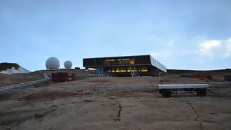 Bharati is a permanent Antarctic research station commissioned by India. It is India's third Antarctic research facility and one of two active Indian research stations, alongside Maitri. India's first committed research facility, Dakshin Gangotri, is being used as a supply base