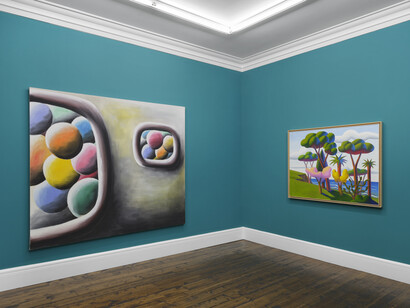 Andreas Schulze and Salvo, About painting, exhibition view. Courtesy of Sprüth Mager Gallery