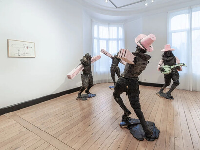 Folkert de Jong, Old DNA, exhibition view. Courtesy of Christophe Gaillard Gallery