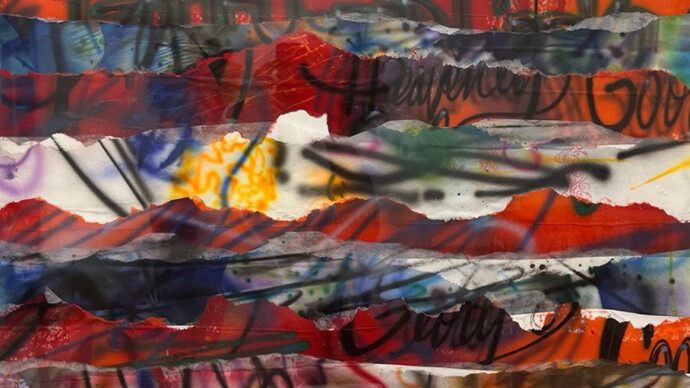 Brandon J. Donahue-Shipp, Scrap study. Courtesy of Pentimenti Gallery