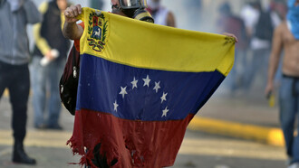 Protesta en las calles de Venezuela